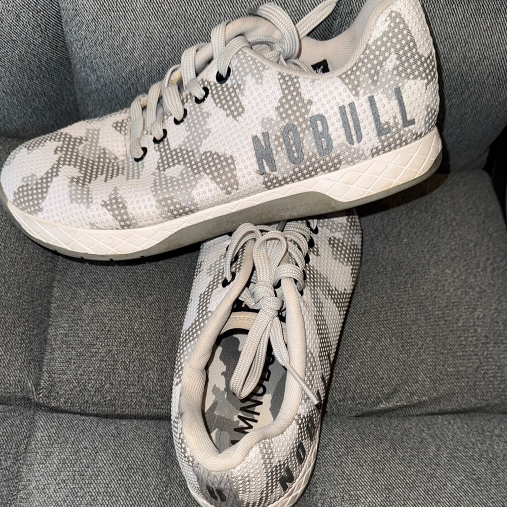 NOBULL Gray Camo Sneakers